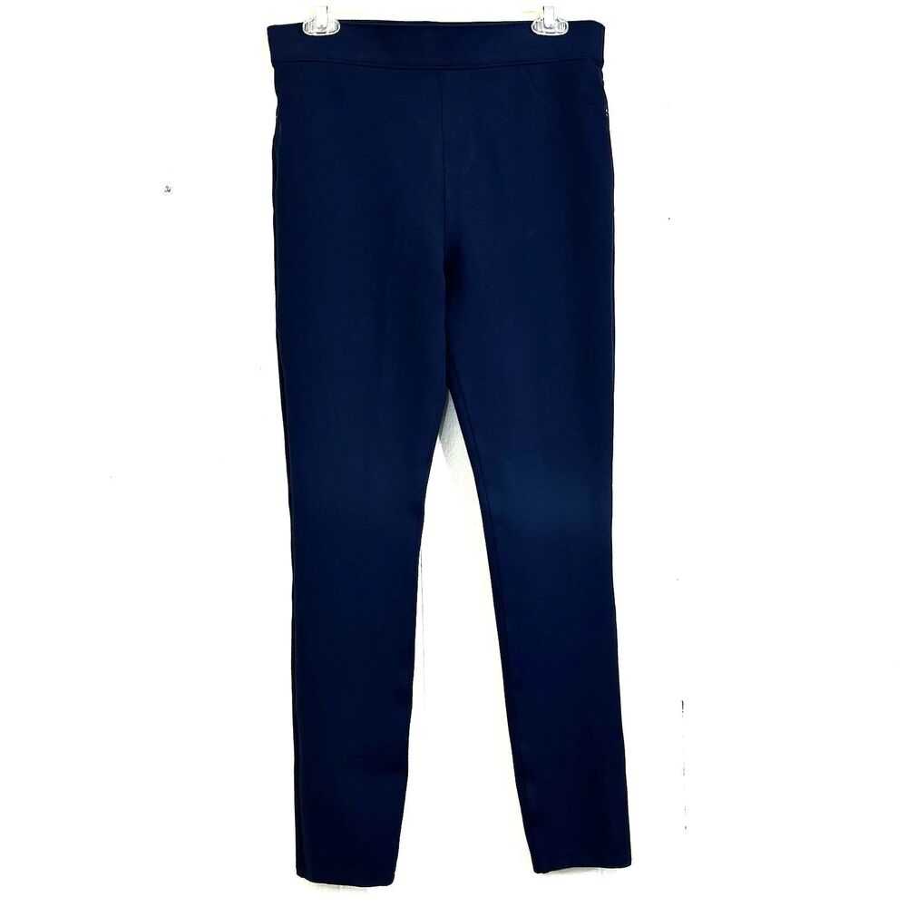 SPANX Pants Women’s Size Large Navy Blue Skinny Jeggings Stretch Pull On Pants